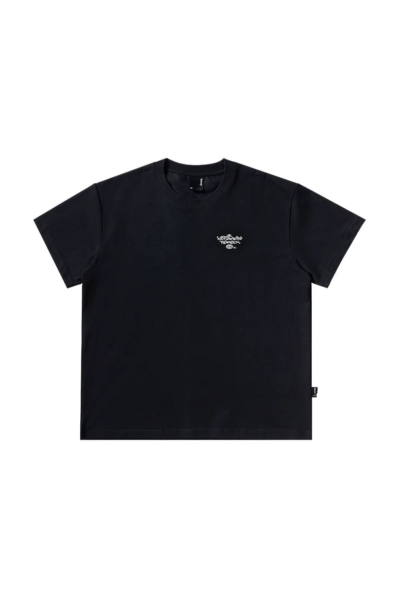 Cooling Quick-Dry Oversized Tee — Black front