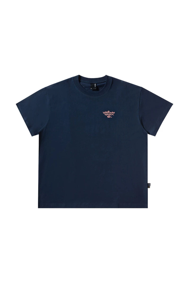 Cooling Quick-Dry Oversized Tee — Royal Blue front