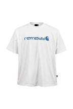 Graphic Oversized Streetwear Tee — White front