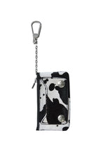 Snakeskin Pony Hair Cardholder — Cow Print front