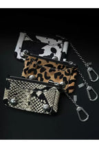 Snakeskin Pony Hair Cardholder — gallery