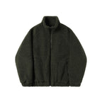 Fleece Stand Collar Windproof Outdoor Jacket