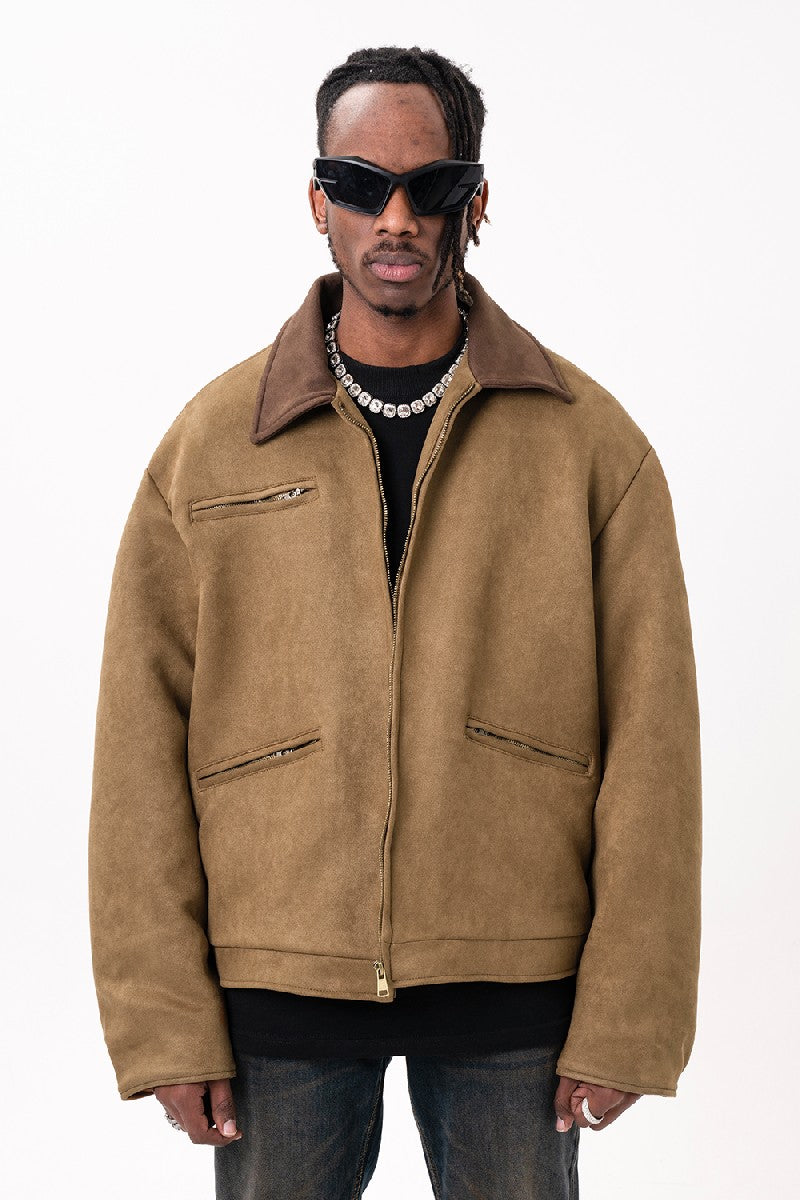 Suede Pilot Jacket