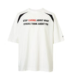 Basic Slogan Print Couple Tee