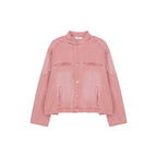 Shoulder Pads Denim Jacket