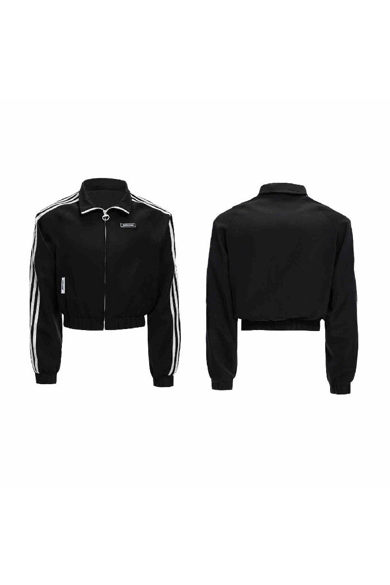 Striped Retro Track Jacket