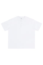 Heavyweight 320g Cotton Henley Oversized Tee - EU Only