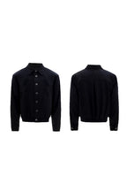Textured Embroidered Cropped Shirt