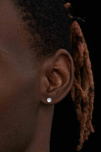 Diamond Claw Stud Earrings