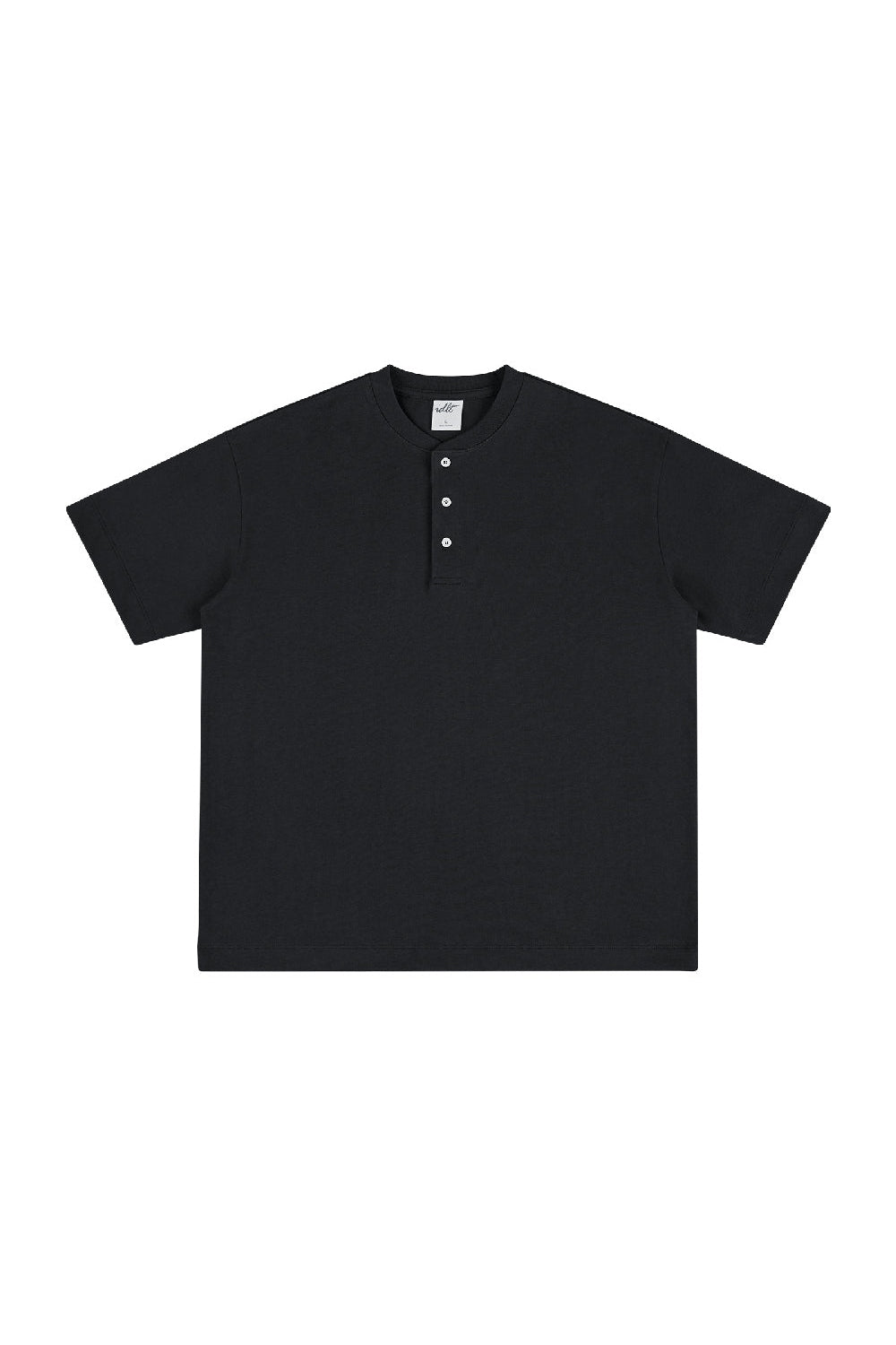 Heavyweight 320g Cotton Henley Oversized Tee - EU Only