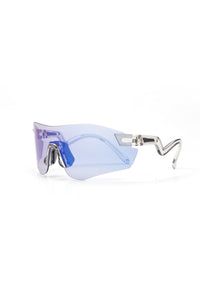 Transparent Gray Frame – Color-Changing Blue Film