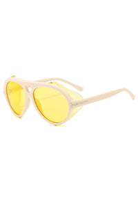 Beige Frame Yellow Tablet