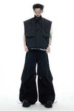 Drawstring Cargo Vest