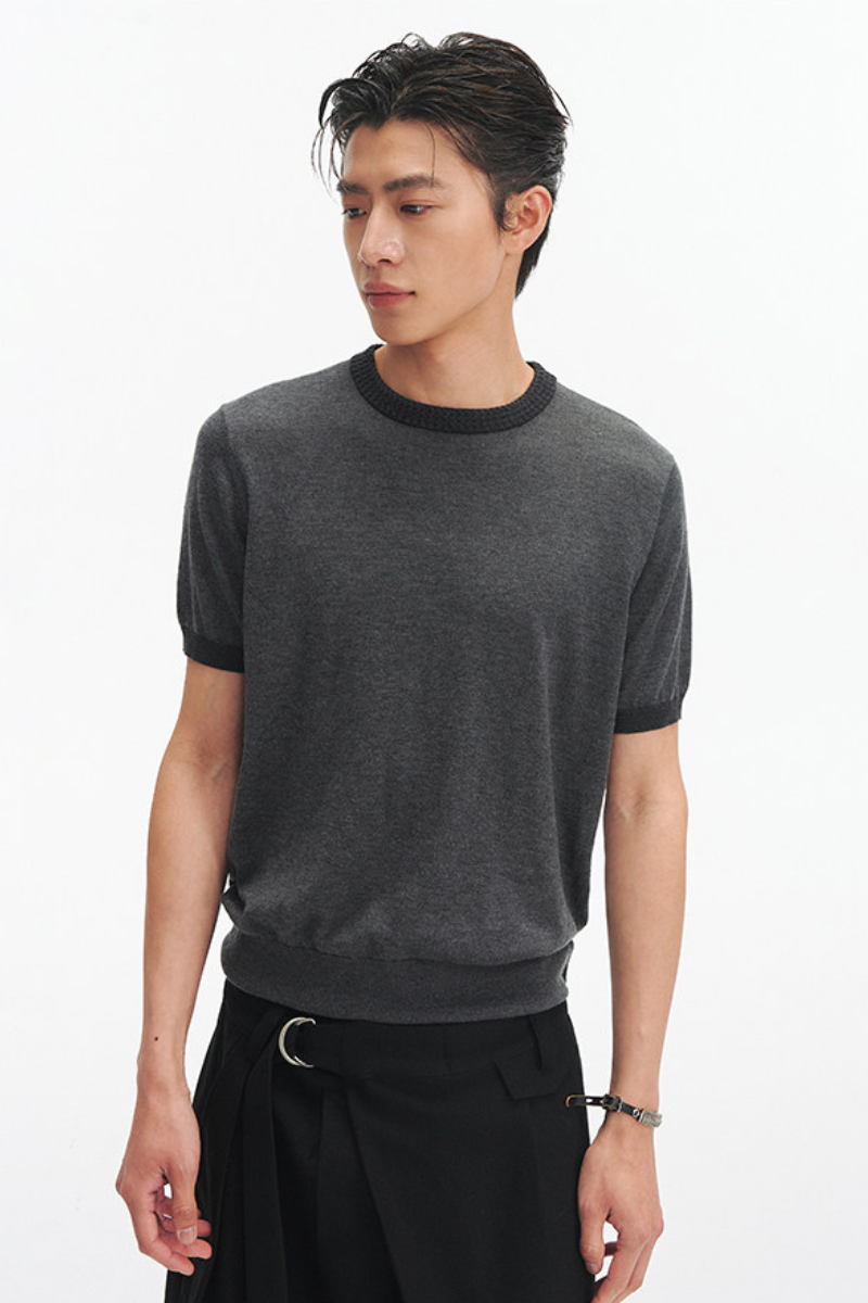 Cashmere Knit T-Shirt