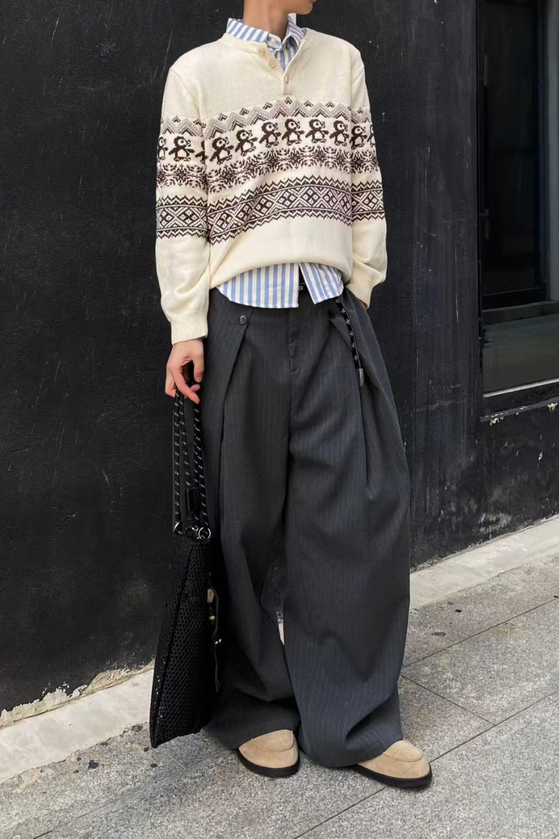 Fair Isle Knit Sweater