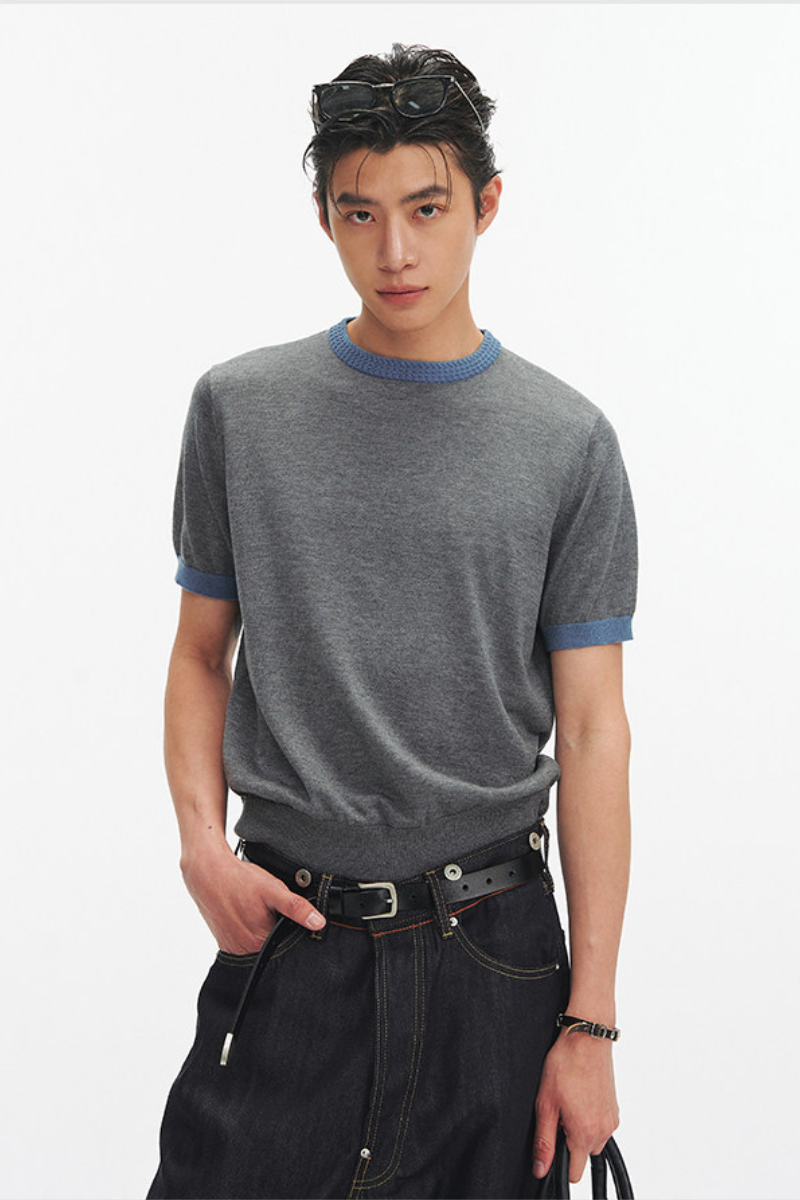 Cashmere Knit T-Shirt
