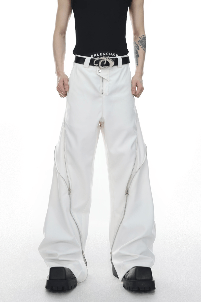 Zipper Slit Trousers - EU Only