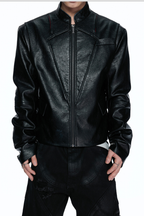 Cracked Skull Leather Jacket