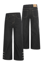 Buckle Raw Jeans