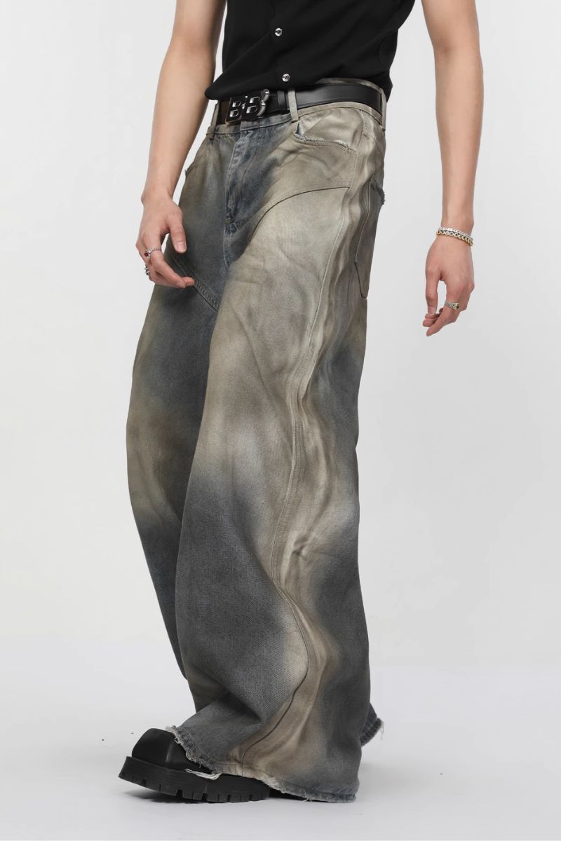 Loose Washed Jeans