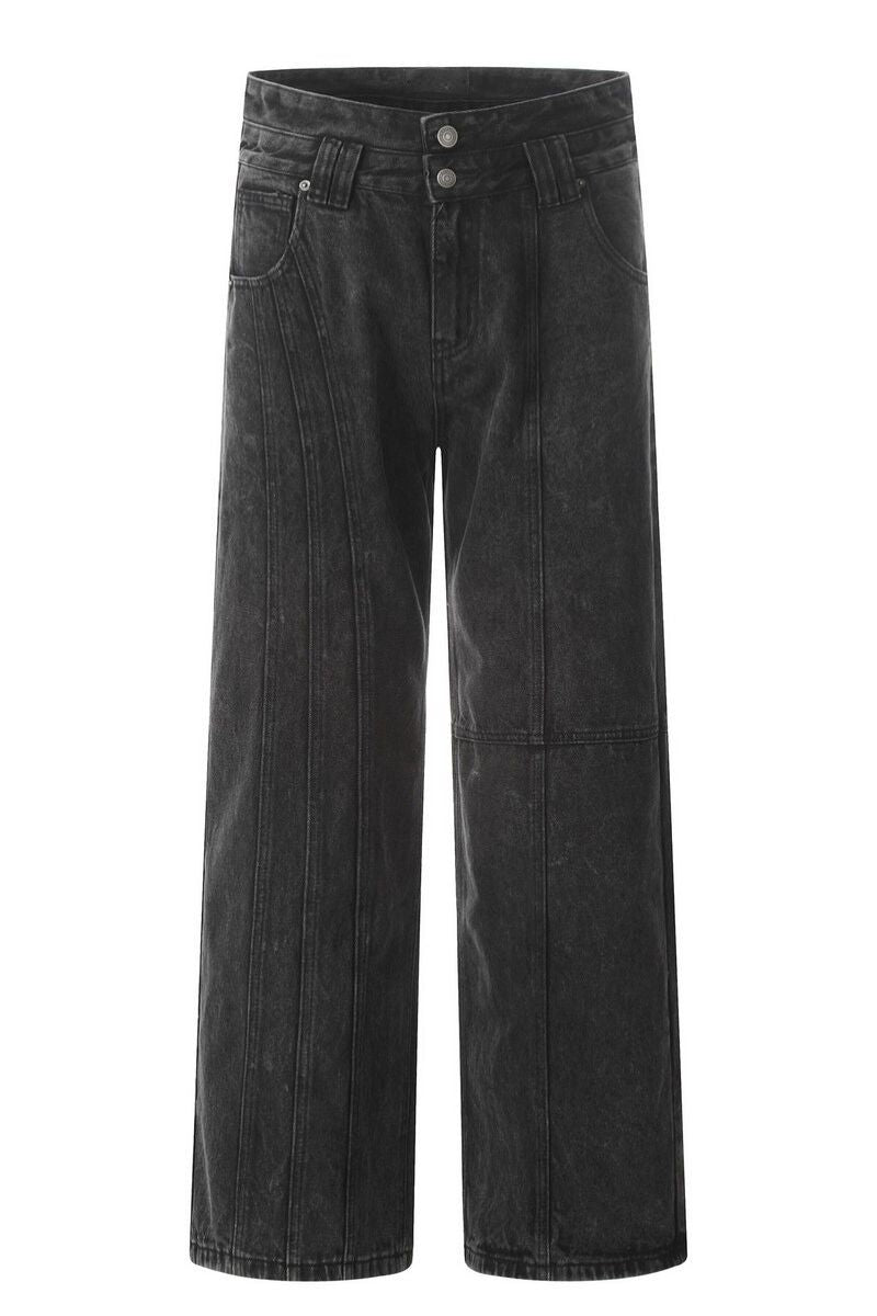 Washed Pocket Work Jeans - EU Only