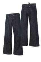 Raw Denim Wide Jeans