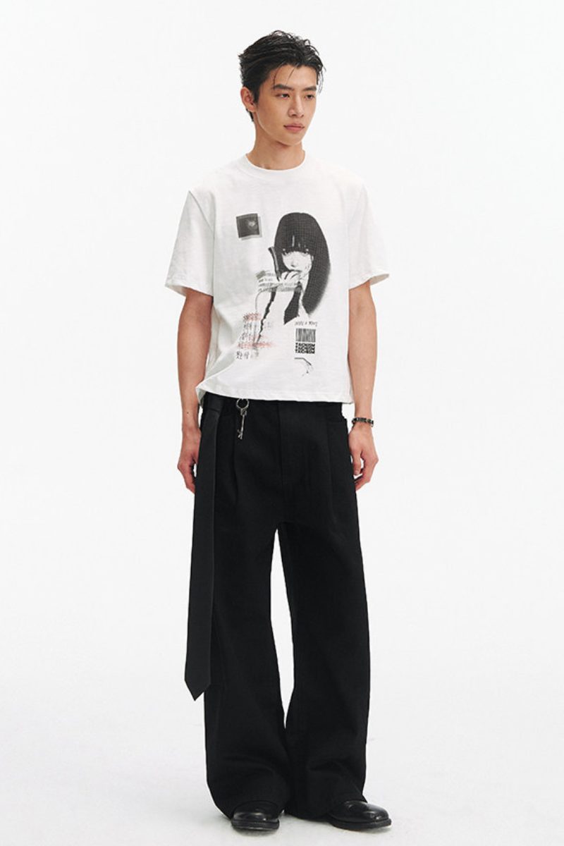 Polka Dot Graphic Tee