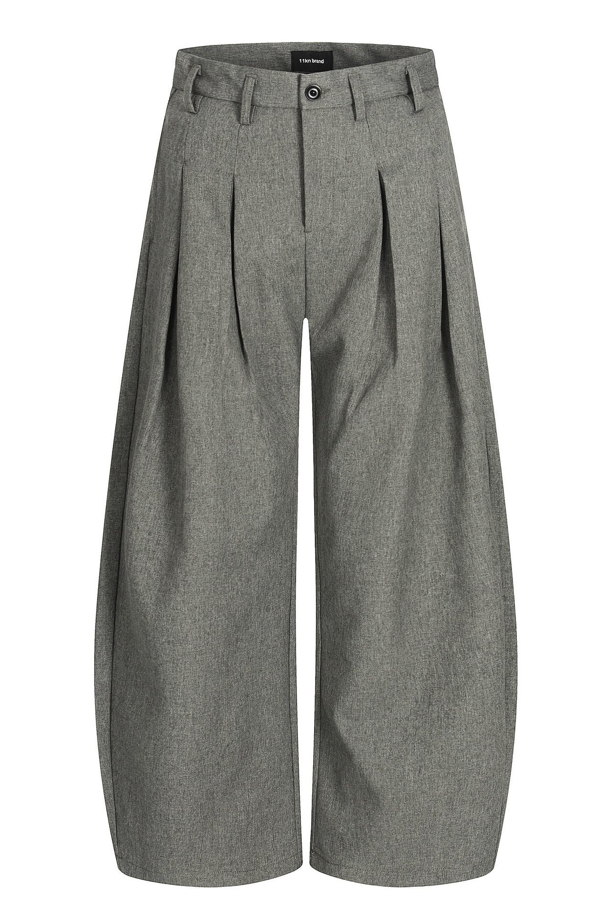 Double Pleat Curved Trousers