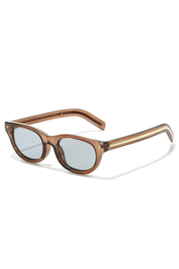 Brown Frame Light Gray Film