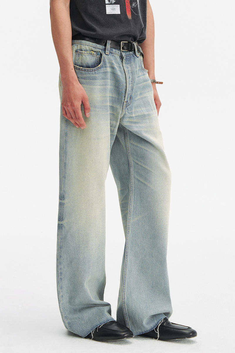 Whisker Washed Jeans