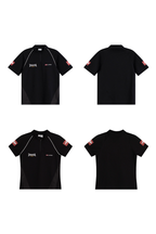 Half Zip Short Sleeve Top