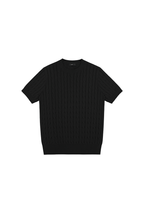 Cable Knit Crewneck T-Shirt