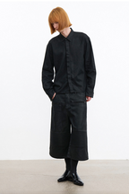 Waxed Cotton Long Sleeve Shirt