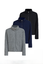 Cable Knit Down Jacket