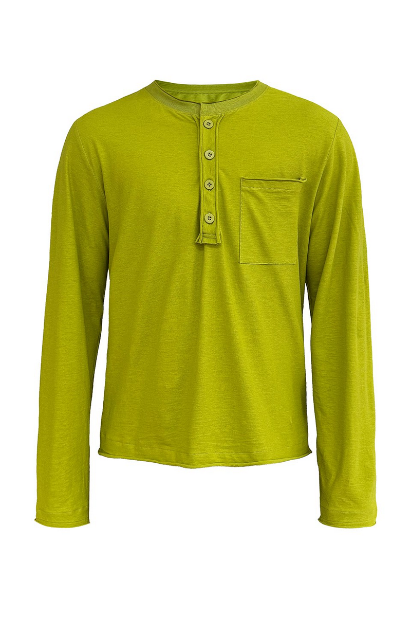 Pocket Henley Long Sleeve