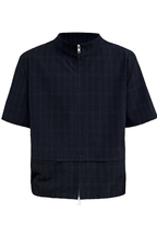 Subtle Plaid Shirt Jacket