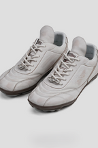 Retro Leather Racing Sneakers