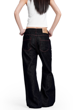 Selvedge Flared Raw Denim Jeans
