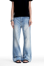 Whisker Wash Bootcut Jeans