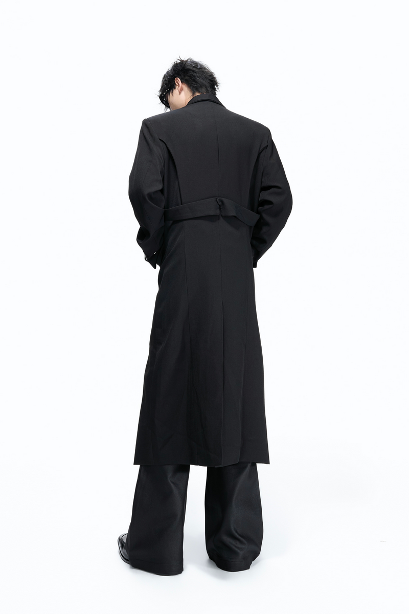 Deconstructed Long Trench Coat