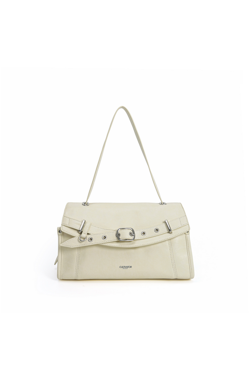 Moto Baguette Shoulder Bag