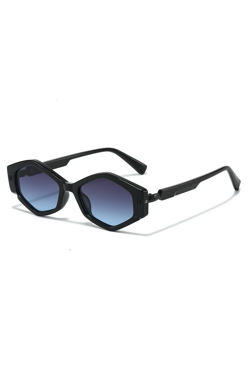 Oversized Studded Hexagon Sunglasses