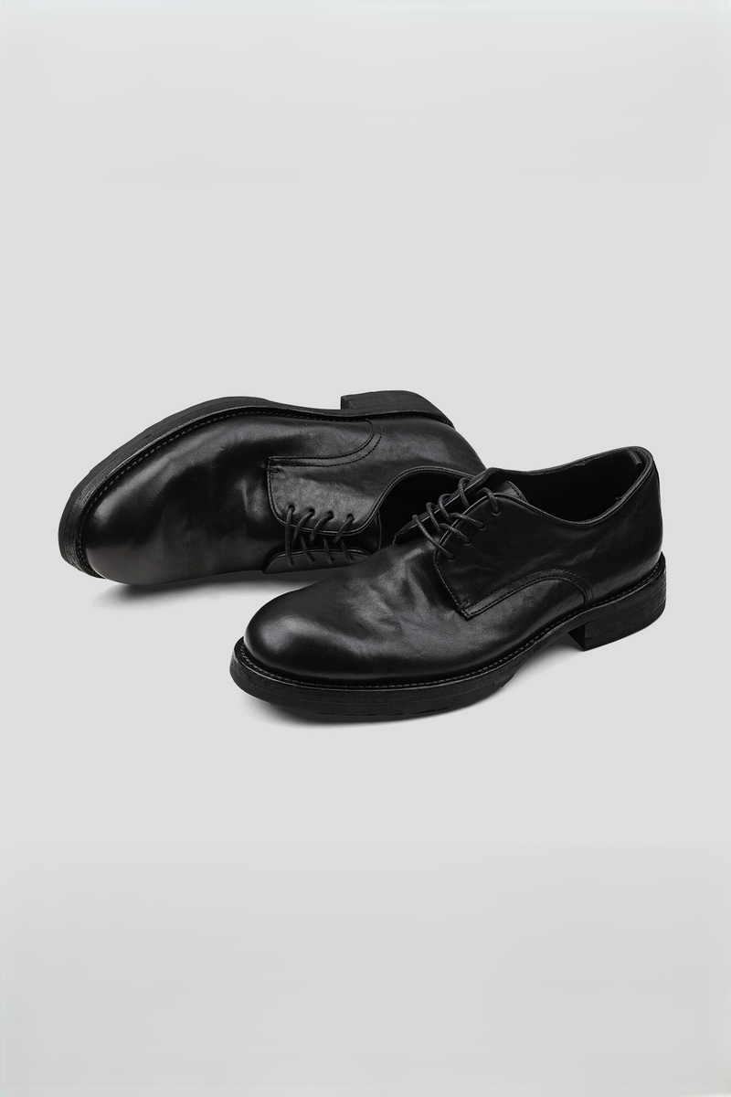 Washed Horsehide Loafer Shoes