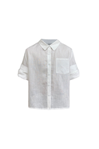 Tencel Linen Roll Sleeve Shirt