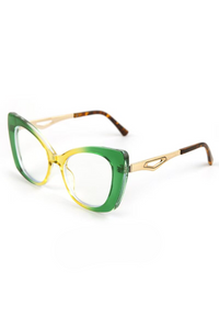 Translucent Green Frame With White Film