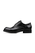 Washed Horsehide Derby Shoes