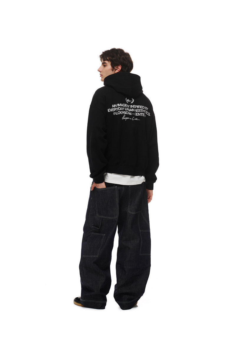 Back Print Vintage Hoodie