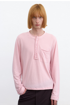 Pocket Henley Long Sleeve