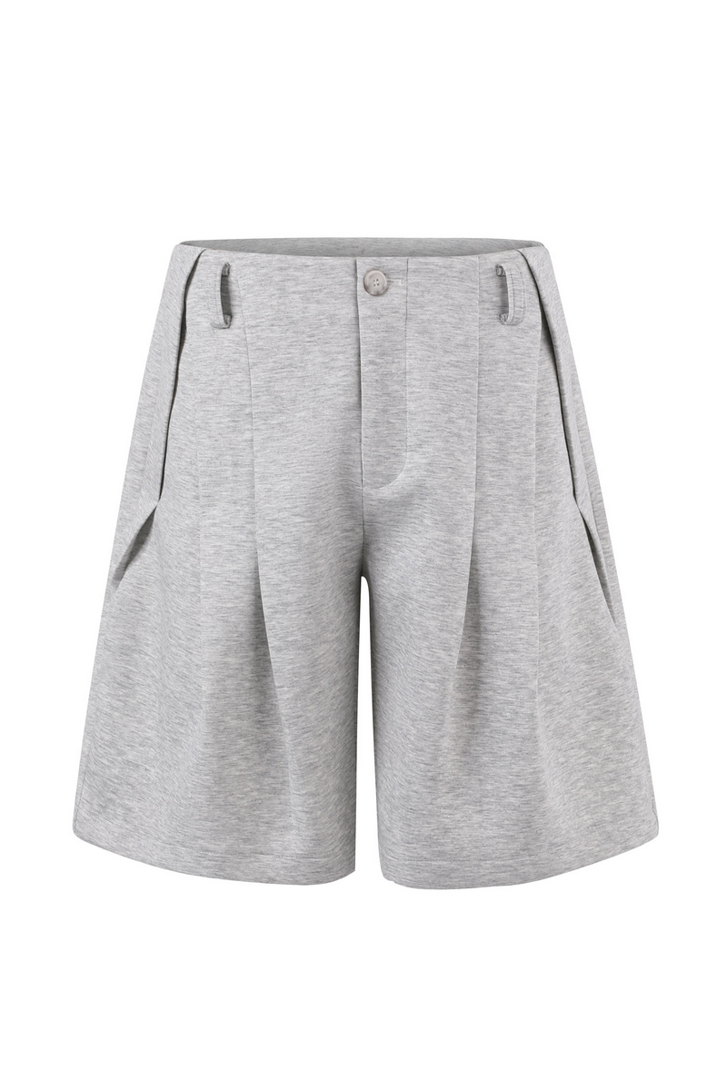 Pleated Tailored Shorts