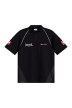 Half Zip Short Sleeve Top